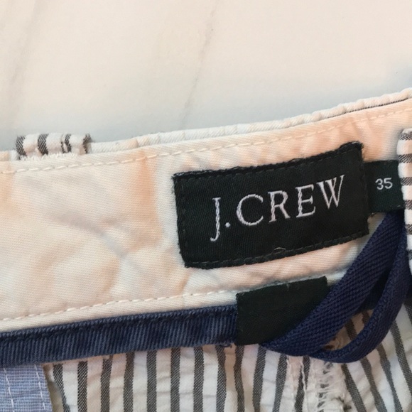 Men’s J Crew Seersucker Shorts- size 35 - Picture 3 of 5